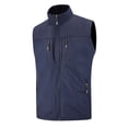 thumbnail image 1 of Chaleco fino de pesca para hombre para primavera-otoño, chaqueta utilitaria de nailon y spandex con múltiples bolsillos, 1 of 5