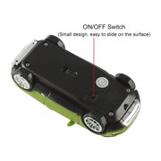 Dpisuuk Car Wireless Mouse Cool Car Mouse Mini Computer Mouse 2.4G Optical Mouse Cordless Mice Ergonomic Mouse for Laptop Desktop Computer, Green