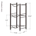 thumbnail image 3 of Bucket Rack, 3-Tier 5-Gallon Bottle Rack Bottle Storage Rack, Bronze, 3 of 8