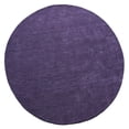 thumbnail image 6 of Rugsotic Carpets Handmade Rugs Hand Knotted Loom Round 6'x6' Purple Wool for Indoor Use, 6 of 6