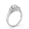 thumbnail image 2 of Meryn Jewel Brilliant 1.8 Ct Round Cut Diamond Ring - 14K White Gold Plated Anniversary Rings - Stunning Anniversary Gift - Traditional Engagement Women's Rings - Promise Jewelry, 2 of 3
