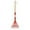 Red - Hot sale, variant on RUIQPGRT New Hot Promotion Friendly Rakes for Leaves Small Rake with Durable Metal Head & Hardwood Handle, Real Lawn Garden Yard Tools