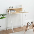 thumbnail image 3 of Gymax Computer Desk PC Laptop Table Study Writing Office Workstation w/Monitor Stand, 3 of 10