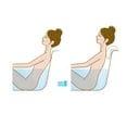 thumbnail image 4 of Bath Pillow Creative Waterproof Suction Cups Neck Support Spa Pillow Tub Pillow, 4 of 9