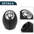 thumbnail image 4 of Unique Bargains Gear Shifter Knob 6 Speed Manual Gearbox Stick Shifter Lever Knob for Renault Megane 2009-2015 Plastic, 4 of 6