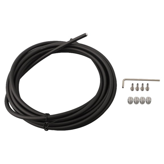 Bicycle Hydraulic Disc Brake Hose Kit Tube Pipe Housing For Sram Mtb Bike Hydraulic Disc Brake Oil Tube Pipe Olive Insert Kit Silver Fangkenuo