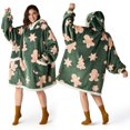 thumbnail image 1 of Sudadera Manta con Capucha Bedsure de Pan de Jengibre para Adultos y Niños, 1 of 6