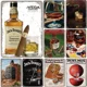 thumbnail image 4 of Cartel de aluminio con diseño de whisky, placa de metal vintage, vaso de whisky helado, cigarro, letreros de metal retro, bar, club, pub, cueva de hombre, decoración de pared, 4 of 5