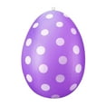 thumbnail image 2 of Olilia 16 inch Inflatable Easter Eggs Decorations with Hand Pump Easter Inflatables Outdoor Decorations Easter Egg Yard Kids Toys Colorful Egg Ornaments for Yard, Lawn, Garden, Party (Purple), 2 of 7