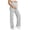 Light Gray, variant on Gyujnb High Waist Full Belly Maternity Wide Leg Pants Stretch Fabric Side Pockets Loose Fit Casual Everyday Pregnancy Trousers,M