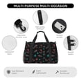 thumbnail image 4 of Disketp Colorful Insect Bolsa de Viaje Tipo Duffle, Bolso de Mano para Fin de Semana para Mujer, Bolsa de Gimnasio Ligera para Hombre, Esencial para Viajes, 4 of 7