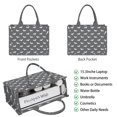 thumbnail image 2 of Large Capacity Tote Bag,Dachshund Handbag Fashion Luxury Tote Bag,15.7"x13"x 5.1" Inches,Laptop Compatible, 2 of 6