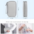 thumbnail image 2 of Travel Cable Organizer Bag Pouch Electronic Accessories Carry Case Portable Waterproof Double Layers All-in-One Storage for Cord, Charger, Phone, Earphone(Gray), 2 of 7