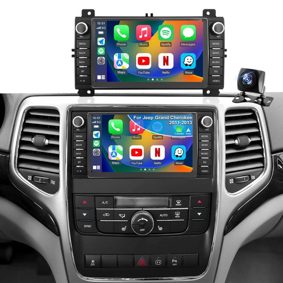 Actualización de radio de coche 5G/WiFi para Jeep Grand Cherokee 2011-2013
