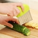 thumbnail image 4 of 4pcs Stainless Steel Crinkle Cut Potato Chip Cutter Wavy Cutter Kitchen Tools, 4 of 5