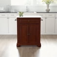 thumbnail image 2 of Crosley Furniture Alexandria Wood Portable Kitchen Island in Mahogany, 2 of 9