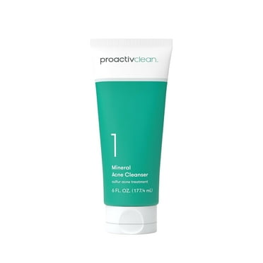 Proactiv Clean Mineral Acne Cleanser, Sulfur Acne Treatment Face Wash, Dermatologist Developed and Tested, Non-comedogenic, 6 Fl Oz