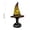 Yellow, variant on Witch Hat LED Table Lamp, Purple Stained Glass Gothic Night Light, USB Powered Resin Base, for Bedroom Party Indoor Mood Lighting Virelaxpo