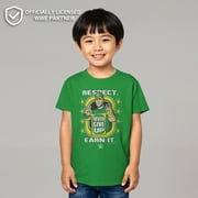 WWE John Cena Respect Earn It Boys Graphic Tee, Kelly Green, Medium