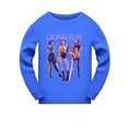 thumbnail image 3 of Pop Stars Demo-n Pajamas,HUNTR/X Rumi,Mire Zoeyy Kids Long Sleeve Pajamas,Huntrix Printed Fashion Suit Skirt Round Neck Long Sleeve Top Pants, 3 of 4