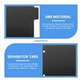 thumbnail image 3 of Miangastore 5 Sheets Binder Dividers for Notebook Indexing Page Organizer, 3 of 8