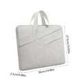 thumbnail image 5 of WKSCLPAI Laptop Bag Compatible with 14 Inch Notebooks,Stylish Portable Laptop Tote Bag,Lightweight Business Laptop Bag,Spill-Resistant Briefcase,Business Travel Essentials, 5 of 5