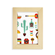 thumbnail image 1 of Marco de fotos de madera Unbranded Sombrero de tequila 5x7 pulgadas, 1 of 4
