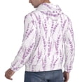 thumbnail image 6 of Lsque Lavender Flowers Pattern Casual Men's Hoodie,Hooded Sweatshirt with Kangaroo Pocket,Pullover Hoodie-3X-Large, 6 of 7