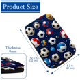 thumbnail image 4 of Football Soft and Comfortable Furry Printed Car Armrest Pad Cover - 12.5x8.2 Inch, 4 of 6