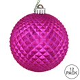 thumbnail image 2 of Vickerman N188470D Boule de Paillettes Durian Fuchsia 2.75 Po. 12 par Sac, 2 of 3