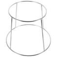 thumbnail image 4 of Stainless Steel Seafood Display Rack Double Rack Holder Stand Buffet Serving Tray Stand, 4 of 9