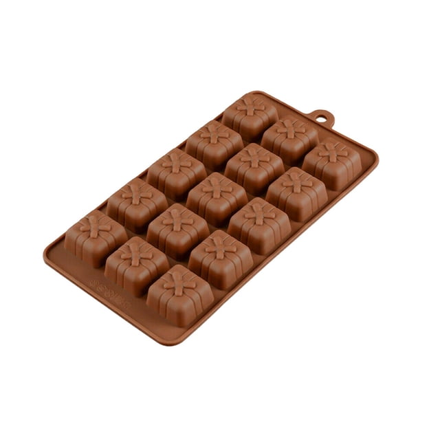 Yuarrent Molde de silicona para dulces, herramienta de panadería de 15 cavidades, accesorios para postres DIY Herramientas y accesorios para hornear PC 1
