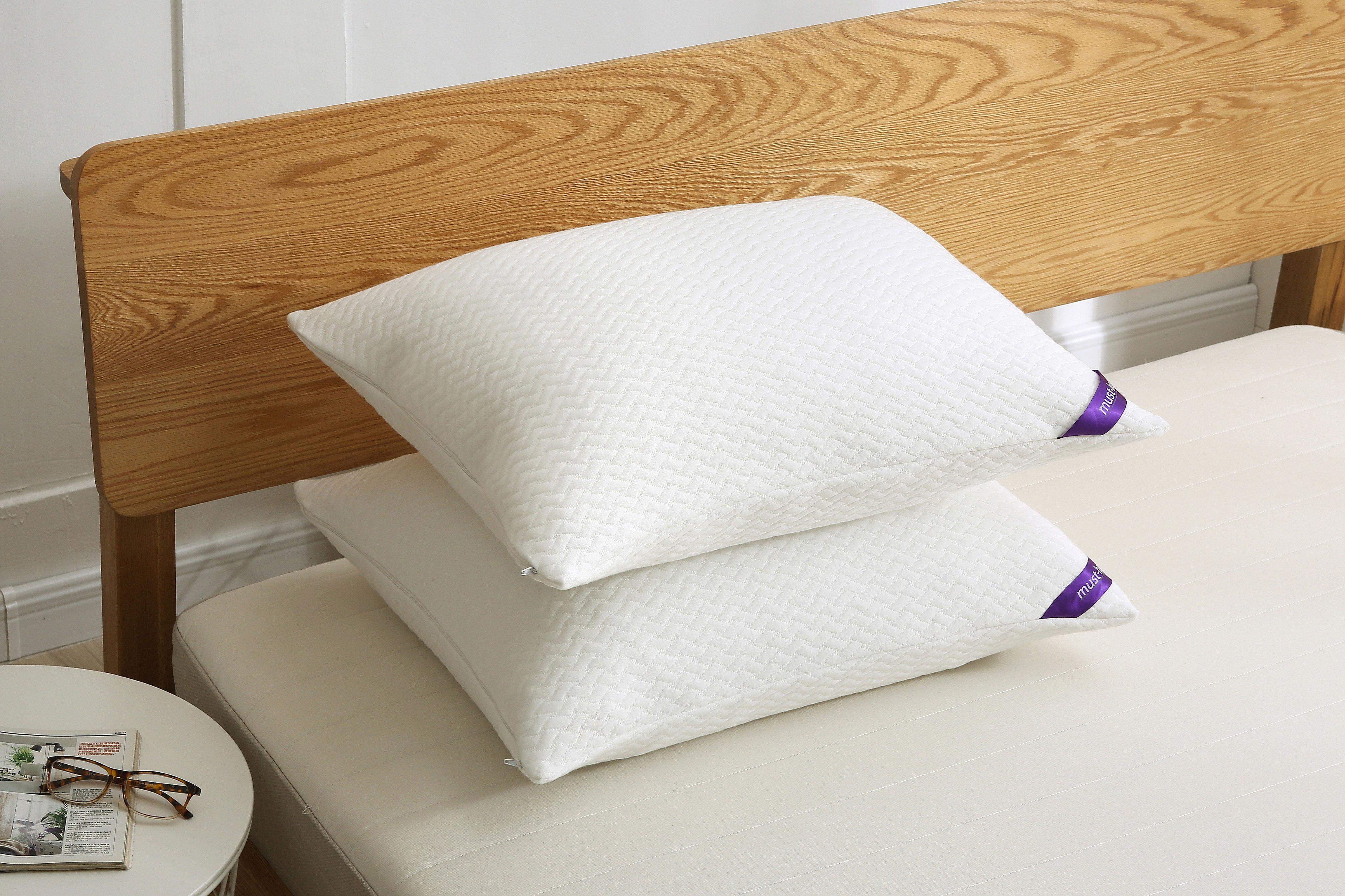 St. James Home 2 Pack Soft Knit SD Nano Pillow, Standard Size