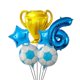 thumbnail image 5 of Trofeo de fútbol para niños, globos de helio de aire, decoraciones para fiesta de cumpleaños, regalos para niños, globo con números de dígitos verdes, azules y rojos de 32 pulgadas, 5 of 5
