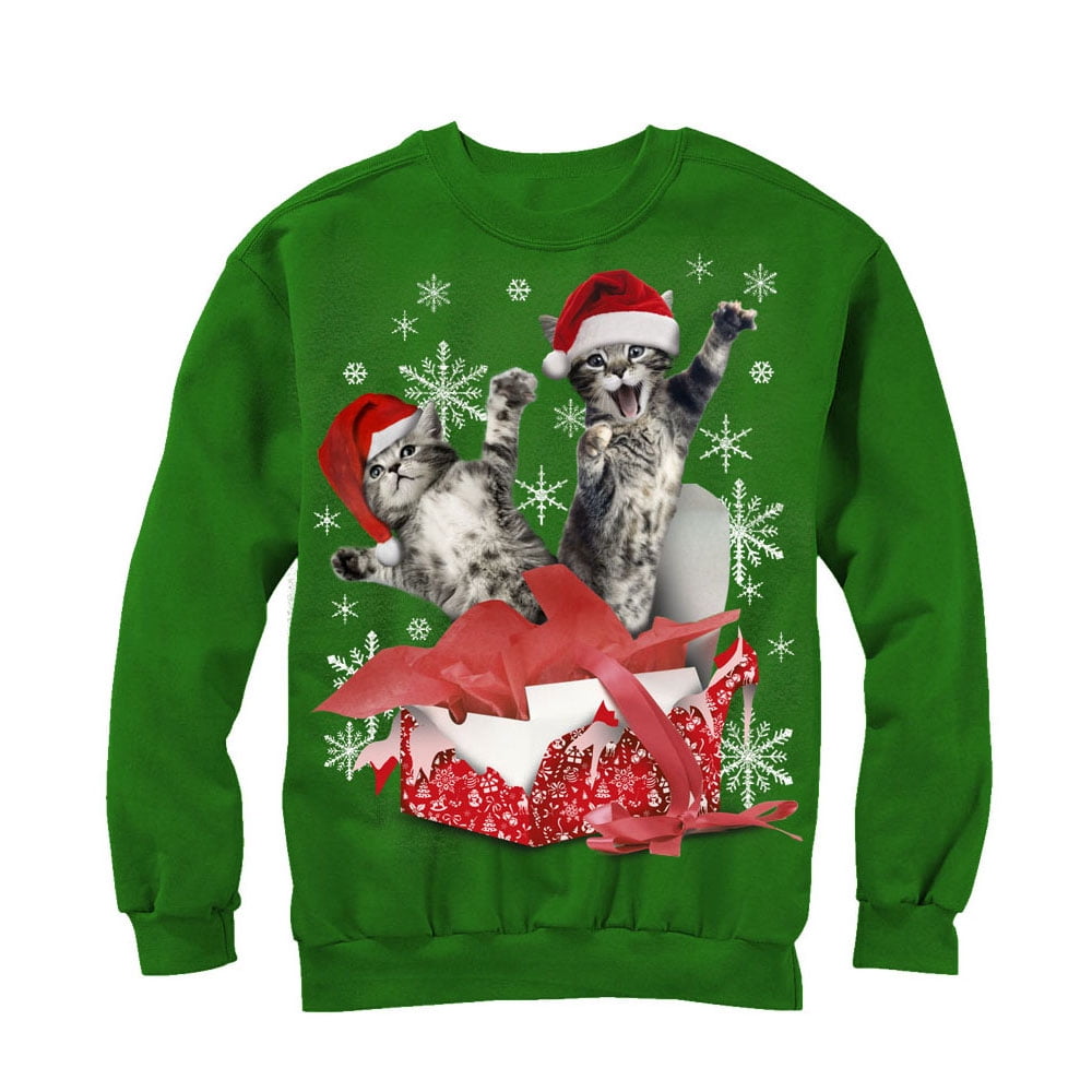 Kitten hotsell christmas sweater