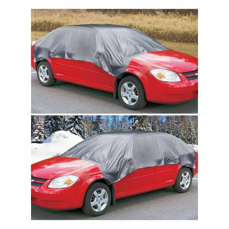 Car Window Protector Windshield Snow Cover, Frost Protector for Cars, Compact and Mid-Size