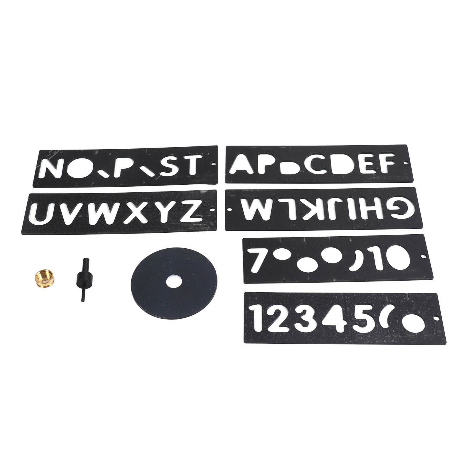 Sign Making Kit, Horizontal Character Template 1 TO 10 Built In Spacing