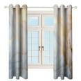 thumbnail image 4 of Abstract Colored Marble Luxury Window Curtains Blinds for Living Room Kids Bedroom Bathroom Kicthen Door Home Decor 2 Panels, 4 of 6