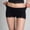 Black, variant on Naittoop Boy Shorts Underwear for Women Lace Trim Full Coverage Boxer Briefs Low Rise Seamless Soft Breathable Boyshorts