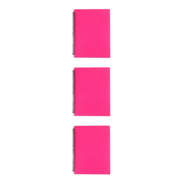 Decodeary Dossier de Musique A4 Solution pour Organisation de la Musique Léger et Portable Rose Profond 3ensemble