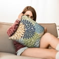 thumbnail image 6 of Art Modern Classic Floral Pillow Covers 20x20 Inch Linen Decorative Square Throw Pillow Covers for Home Sofa Bedroom Outdoor Indoor, 6 of 6