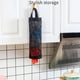 thumbnail image 2 of Dispensador de bolsas de basura, 3 uds., almacenamiento de bolsas de basura colgantes, cocina casera (negro, gris, amarillo), 2 of 5