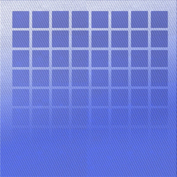 Ahgly Company Indoor Square Patterned Sky Blue Dress Blue Area Rugs, 8' Square