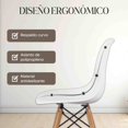 thumbnail image 4 of Set de 4 Sillas para Comedor Tipo Eames Elly Blancas con Diseño Minimalista, 4 of 7