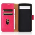 thumbnail image 3 of Mantto for Google Pixel 6 Case, Classic PU Leather Magnetic Shockproof Protective Stand Flip Wallet Case Cover with Card Holder for Google Pixel 6 Phone Case,Rose, 3 of 6