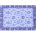 thumbnail image 1 of Ahgly Company Indoor Rectangle Oriental Blue Modern Area Rugs, 2' x 5', 1 of 4