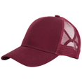 thumbnail image 2 of XIAOCHA Men's Solid Trucker Cap Breathable Sun Protection Outdoor Mesh Cap,, 2 of 3