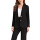 thumbnail image 1 of BLAZER DE MUJER INSPIRE CHIC CON CUELLO CON MUESCA Y MANGAS LARGAS, CHAQUETAS DE TRAJE DE TRABAJO TALLA S NEGRO, 1 of 6