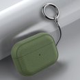 thumbnail image 2 of ELEHOLD Case for Airpods Pro 2nd Gen (2022),Compatible with MagSafe Premium Leather Shockproof Protective Case with Ring Buckle for Airpods Pro 2nd Gen (2022),Armygreen, 2 of 7