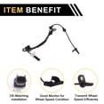 thumbnail image 4 of Unique Bargains ABS Wheel Speed Sensor ABS Sensor Anti-lock Braking System Sensor No.57475T4NH03/57475T4NH03 for Honda Jade 2015-2020 1 Pcs Rear Left, 4 of 6